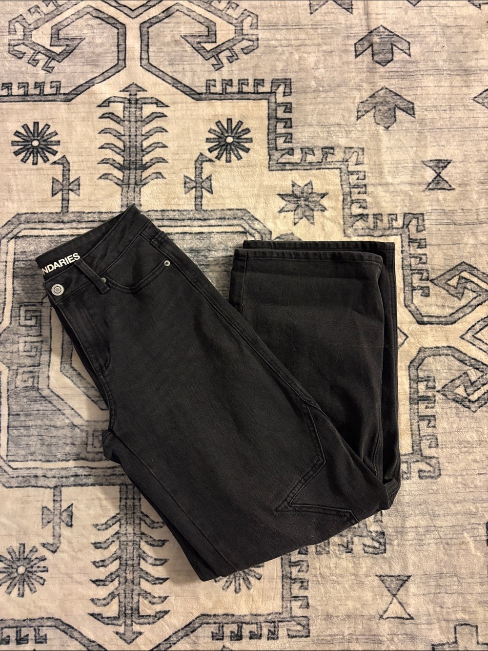No Boundaries Straight Leg Black Jeans